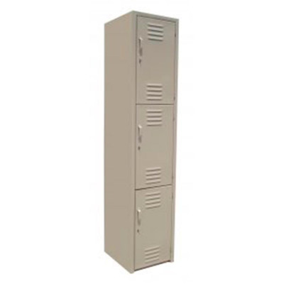 Locker Metalico 3 Puerta 38X45X180 cm